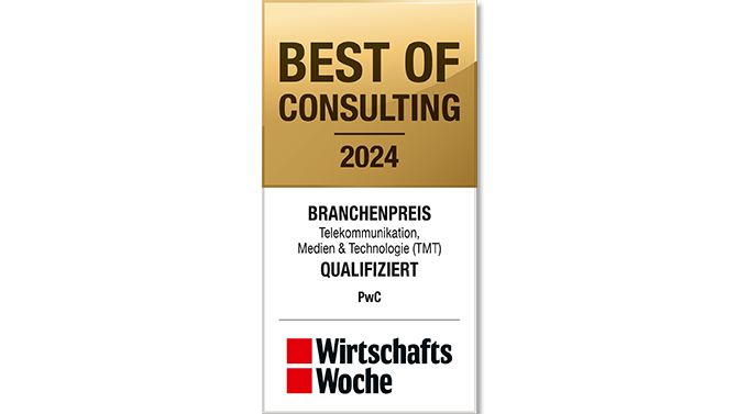 PwC Best of Consulting Award - TMT